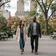 Marcus and Elena, a happy couple holding hands in Central Park, a MileDating trucker dating New York success story